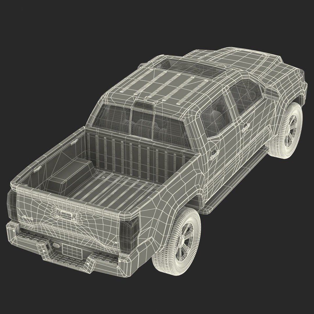 Generic Pickup 3D Model – High Quality Polygonal Asset, Game-Ready Formats - View 41
