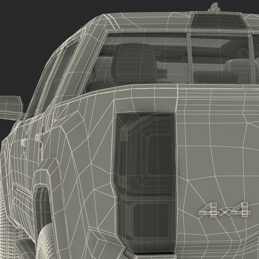 Generic Pickup 3D Model – High Quality Polygonal Asset, Game-Ready Formats - View 43