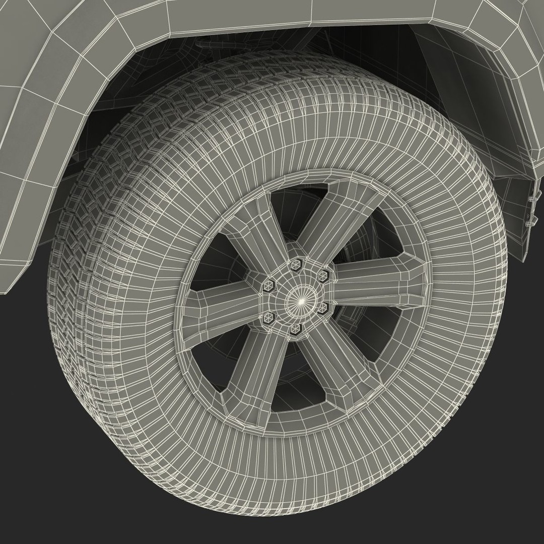 Generic Pickup 3D Model – High Quality Polygonal Asset, Game-Ready Formats - View 47