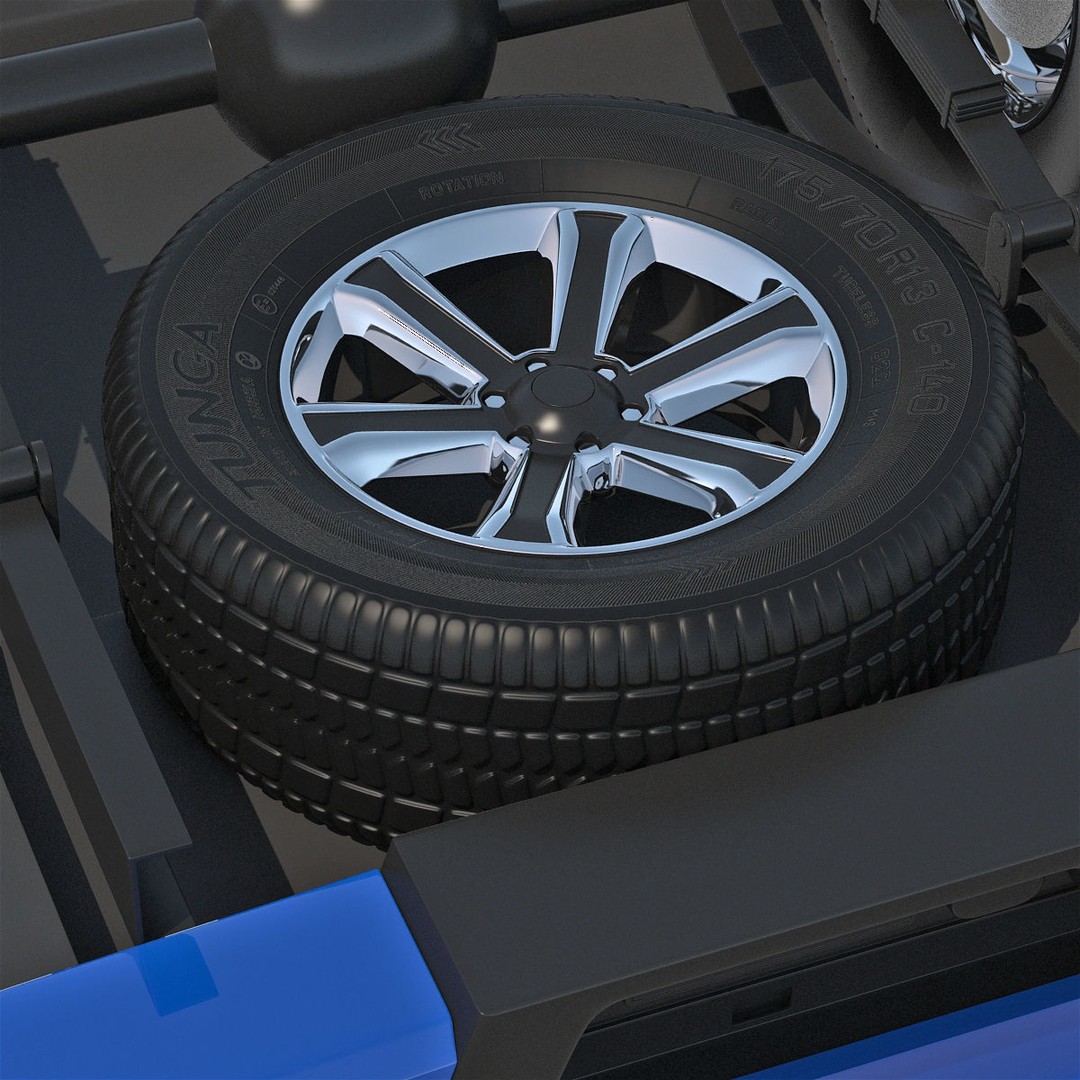 Generic Pickup 3D Model – High Quality Polygonal Asset, Game-Ready Formats - View 48