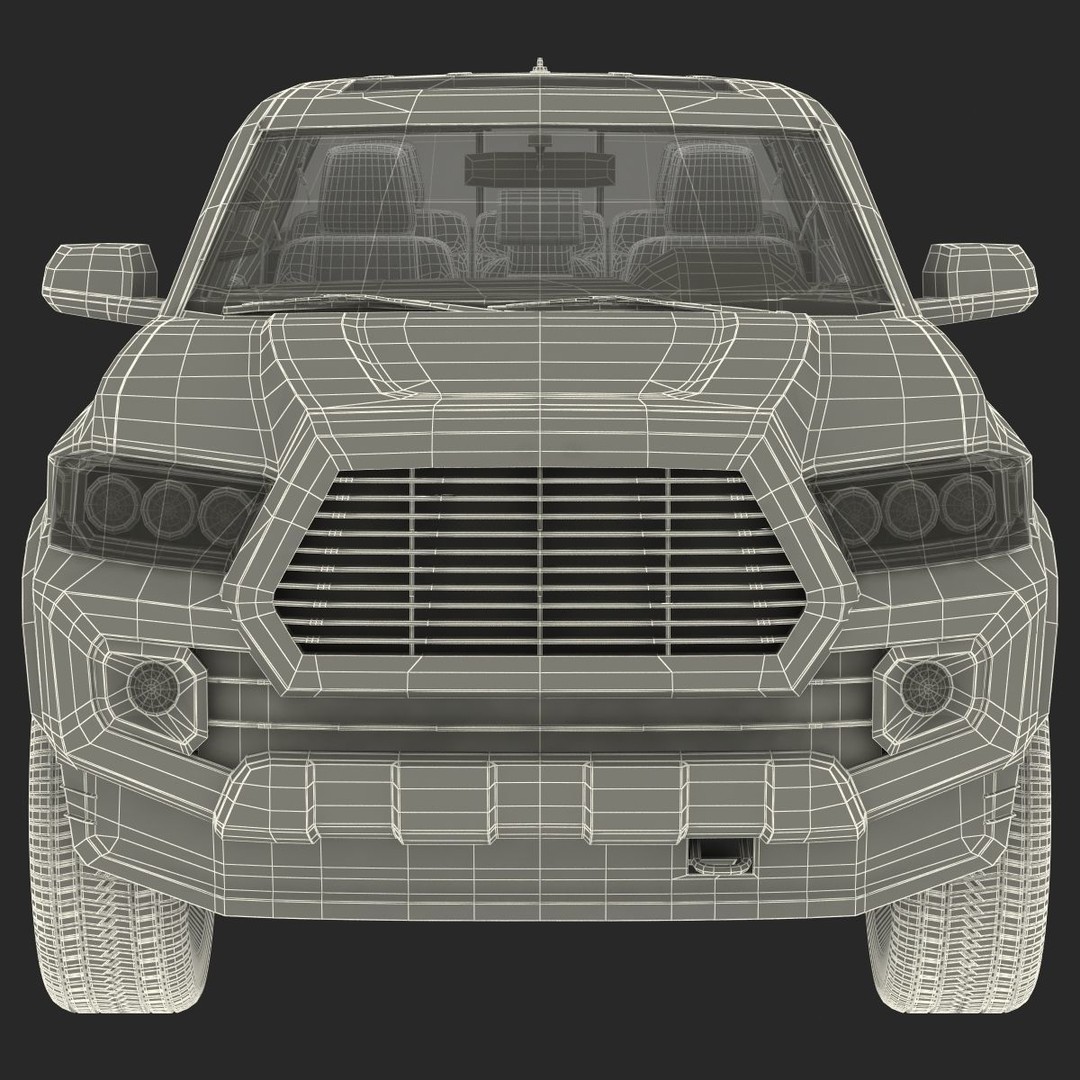 Generic Pickup 3D Model – High Quality Polygonal Asset, Game-Ready Formats - View 5