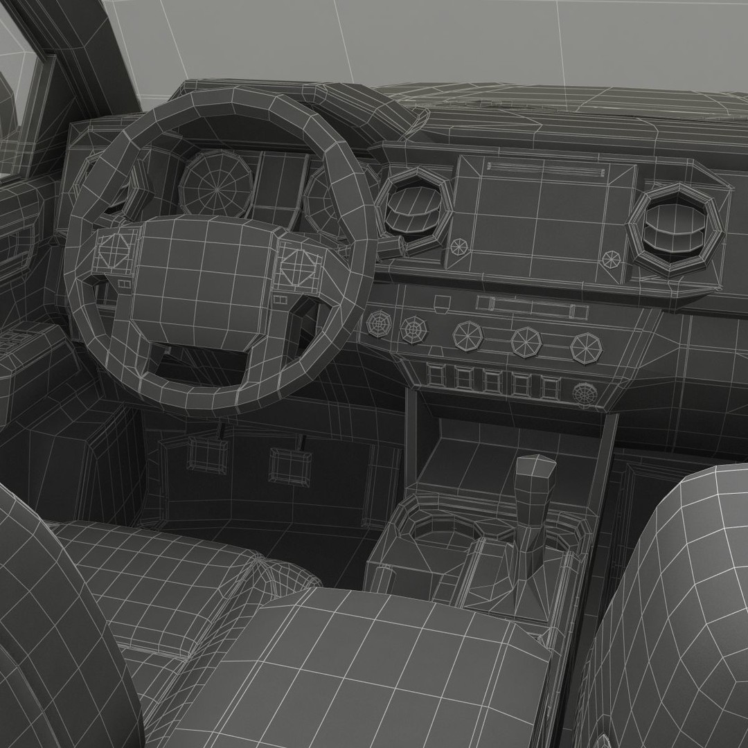 Generic Pickup 3D Model – High Quality Polygonal Asset, Game-Ready Formats - View 53