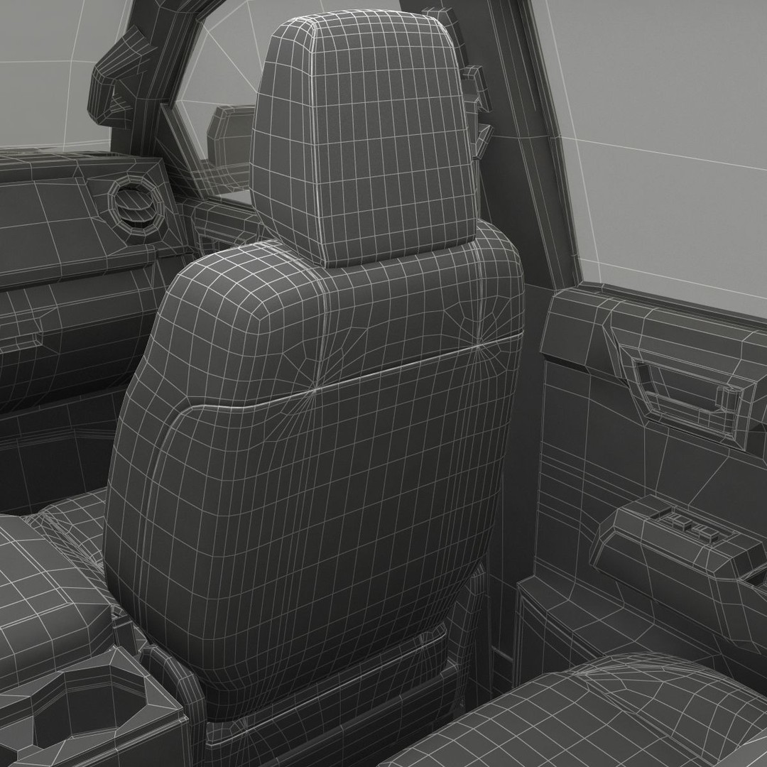 Generic Pickup 3D Model – High Quality Polygonal Asset, Game-Ready Formats - View 59