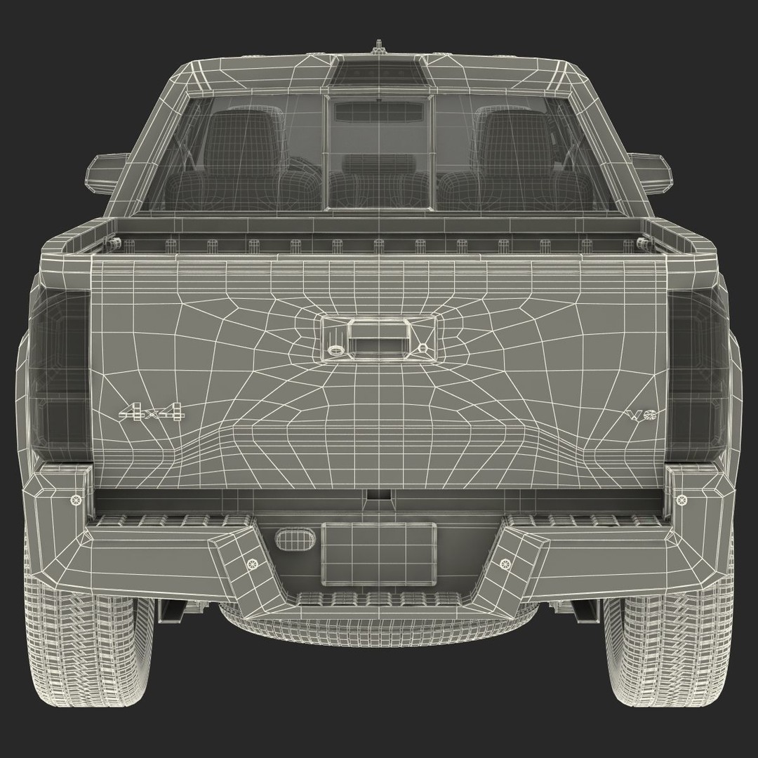 Generic Pickup 3D Model – High Quality Polygonal Asset, Game-Ready Formats - View 9