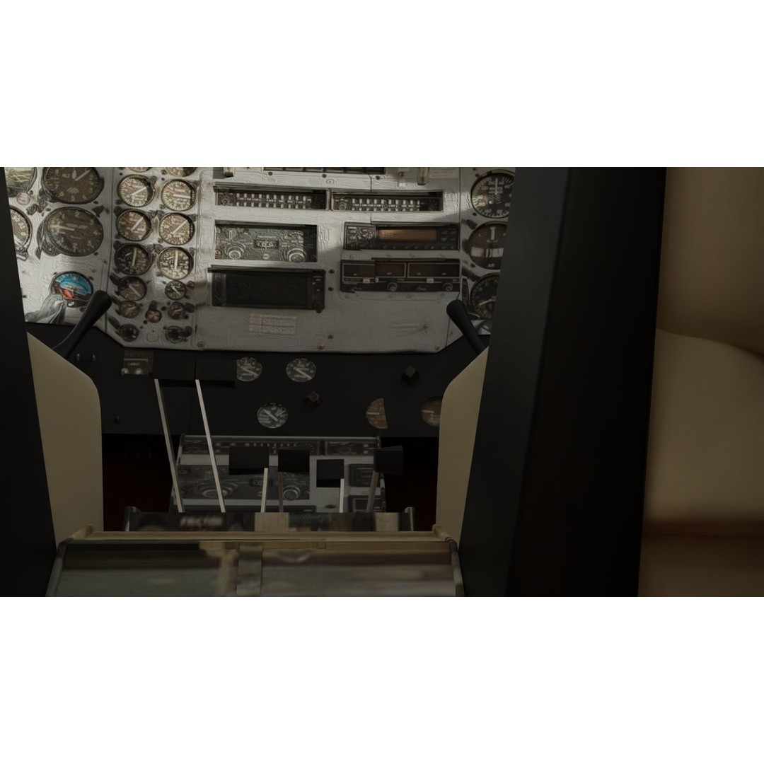 Detailed Aircraft Interior 3D Model – Private Jet Design, Blender - View 15