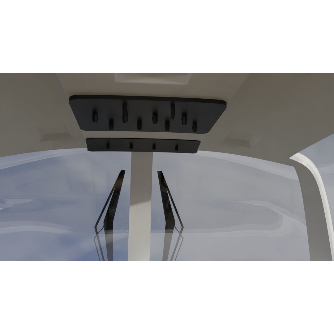 Detailed Aircraft Interior 3D Model – Private Jet Design, Blender - View 16