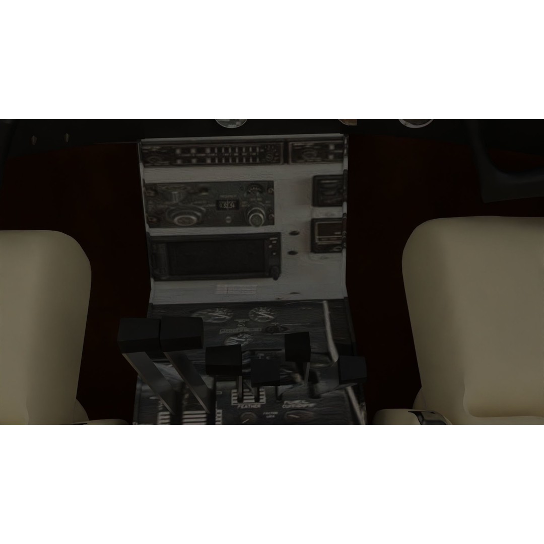 Detailed Aircraft Interior 3D Model – Private Jet Design, Blender - View 18