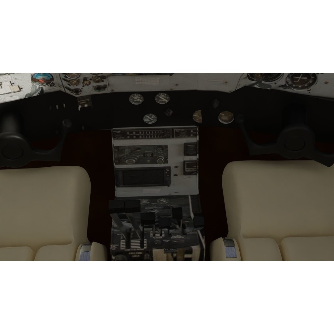 Detailed Aircraft Interior 3D Model – Private Jet Design, Blender - View 19