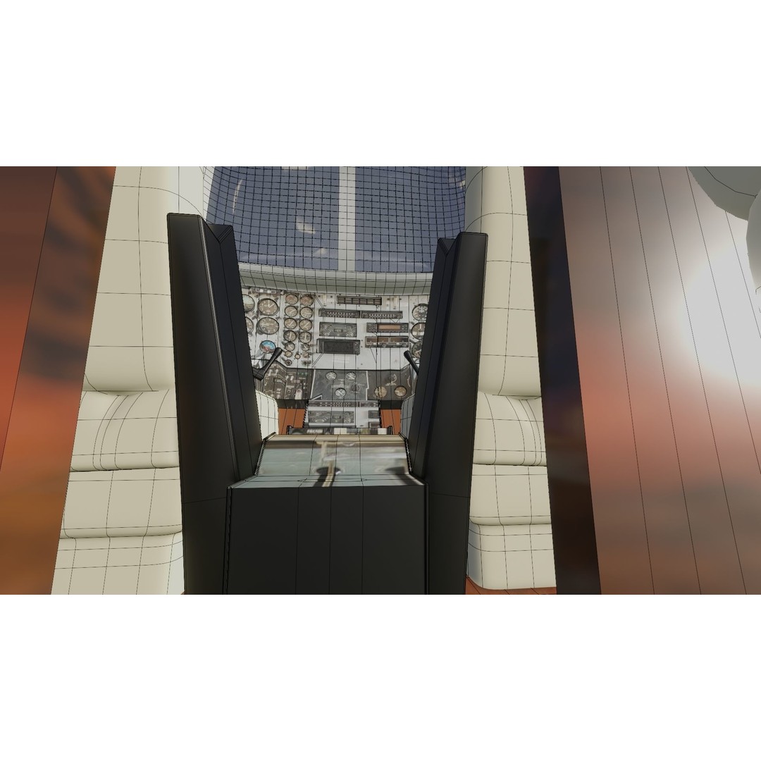 Detailed Aircraft Interior 3D Model – Private Jet Design, Blender - View 39