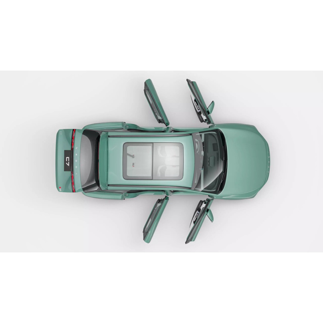 Chery Omoda C7 3D Model – Realistic SUV with Interior, FBX, Blender - View 11