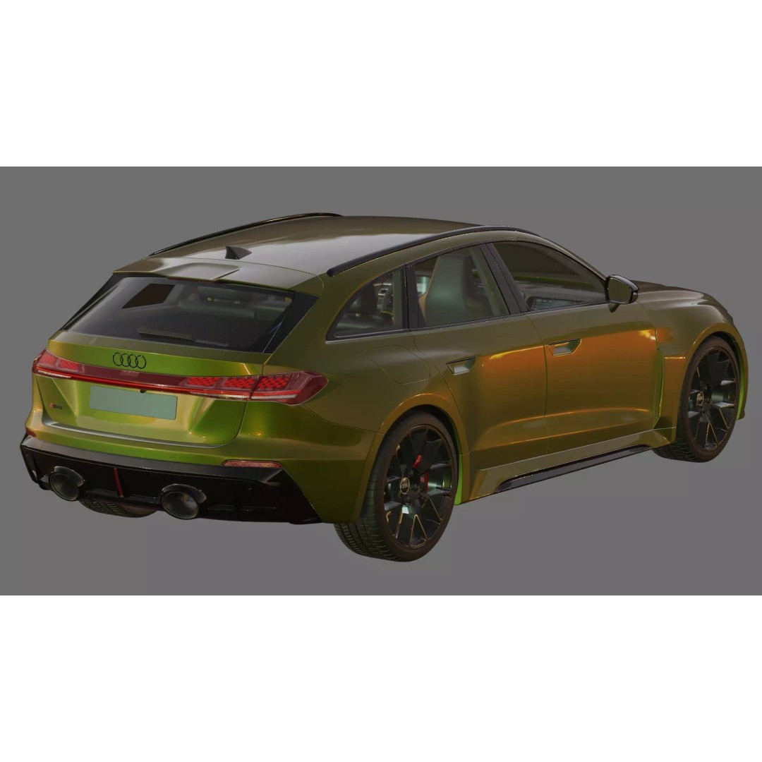 Audi RS5 Avant 2027 3D Model – High Poly Car Asset with Interior - View 22