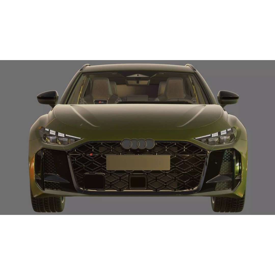 Audi RS5 Avant 2027 3D Model – High Poly Car Asset with Interior - View 24