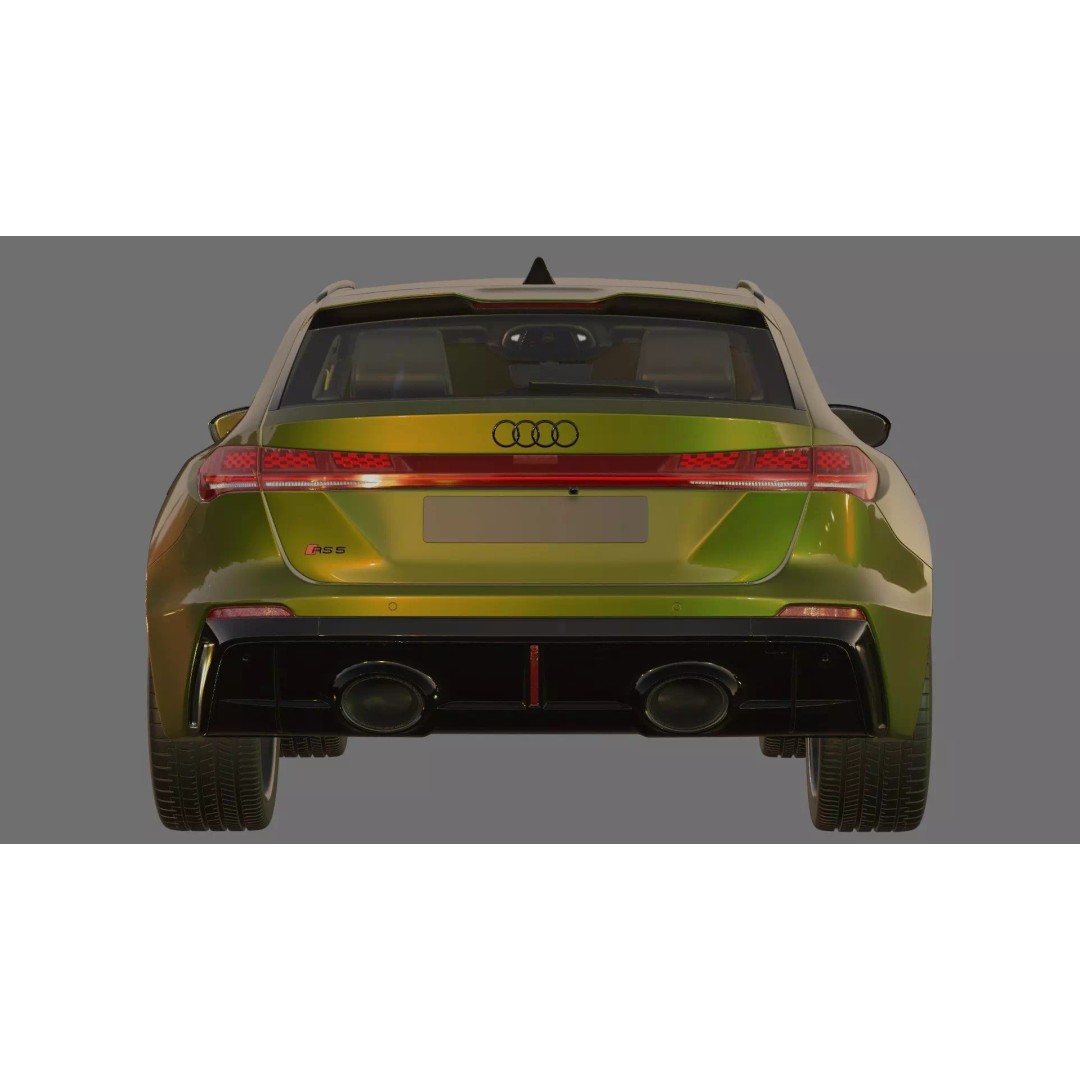 Audi RS5 Avant 2027 3D Model – High Poly Car Asset with Interior - View 25