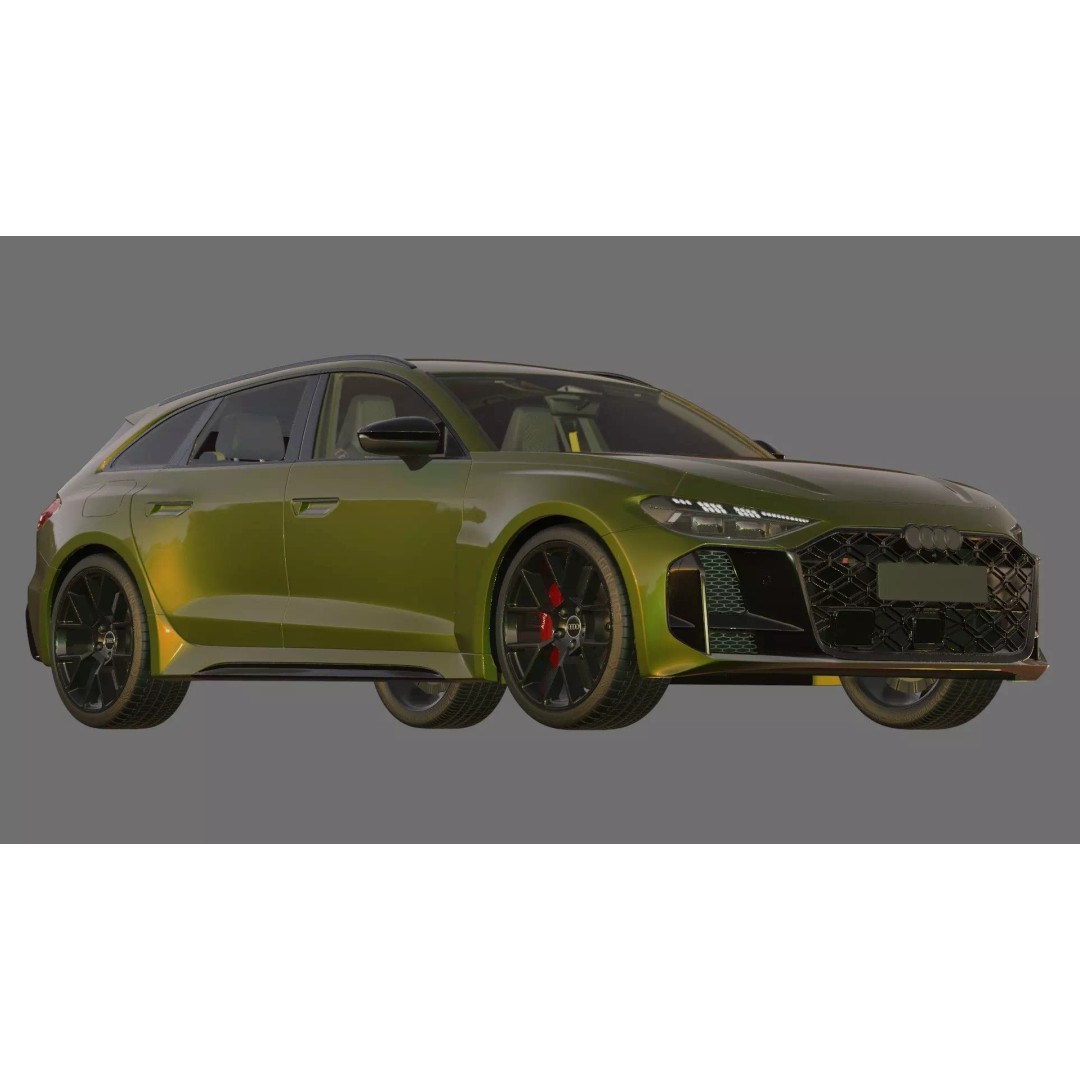 Audi RS5 Avant 2027 3D Model – High Poly Car Asset with Interior - View 26
