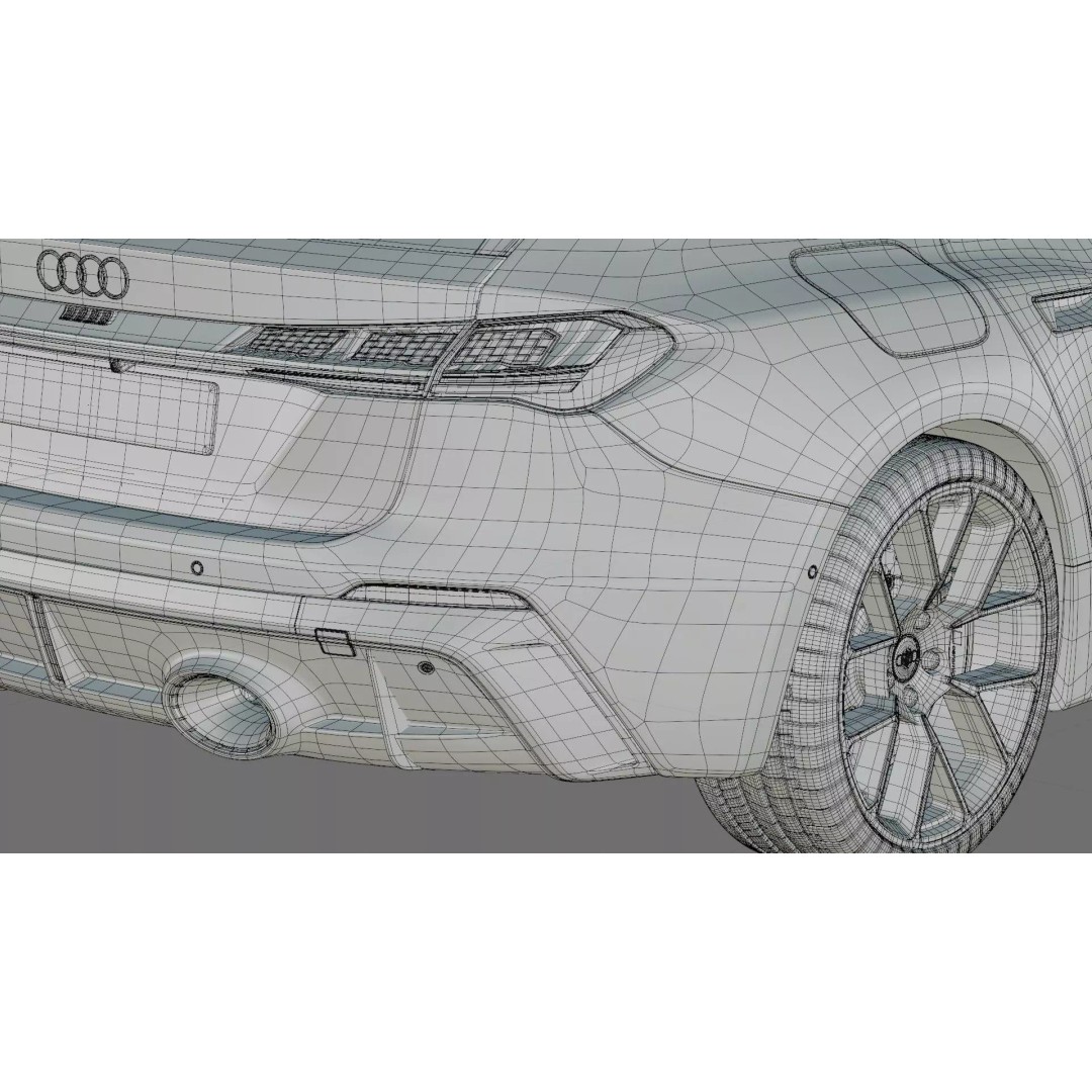 Audi RS5 Avant 2027 3D Model – High Poly Car Asset with Interior - View 36