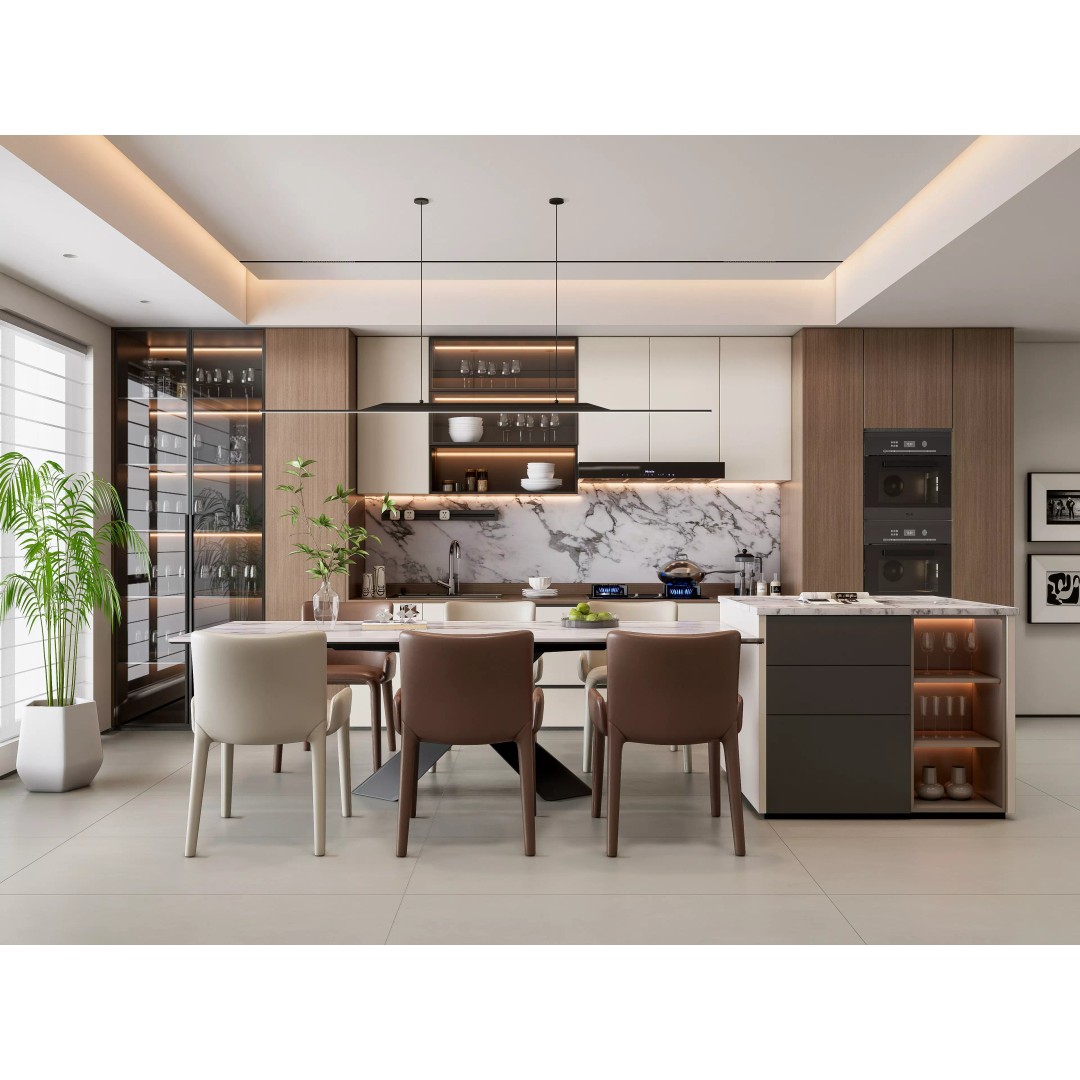 Modern Kitchen 3D Model – Photorealistic Interior Scene, FBX, Blender - View 2