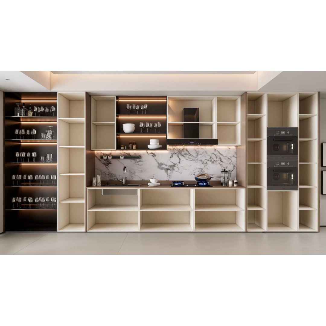 Modern Kitchen 3D Model – Photorealistic Interior Scene, FBX, Blender - View 4