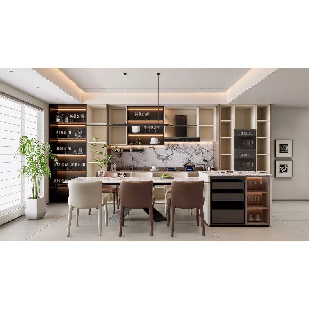 Modern Kitchen 3D Model – Photorealistic Interior Scene, FBX, Blender - View 5