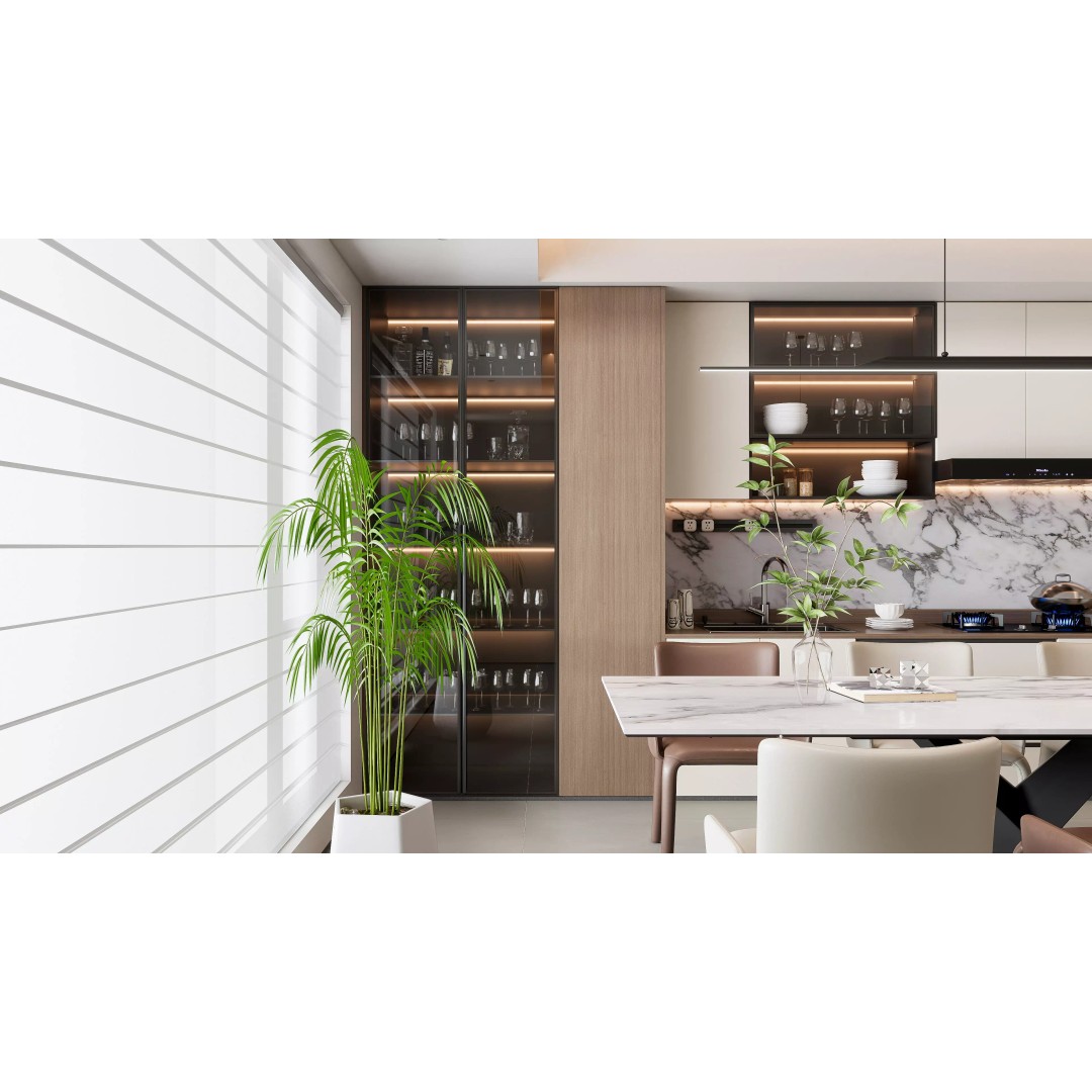 Modern Kitchen 3D Model – Photorealistic Interior Scene, FBX, Blender - View 9