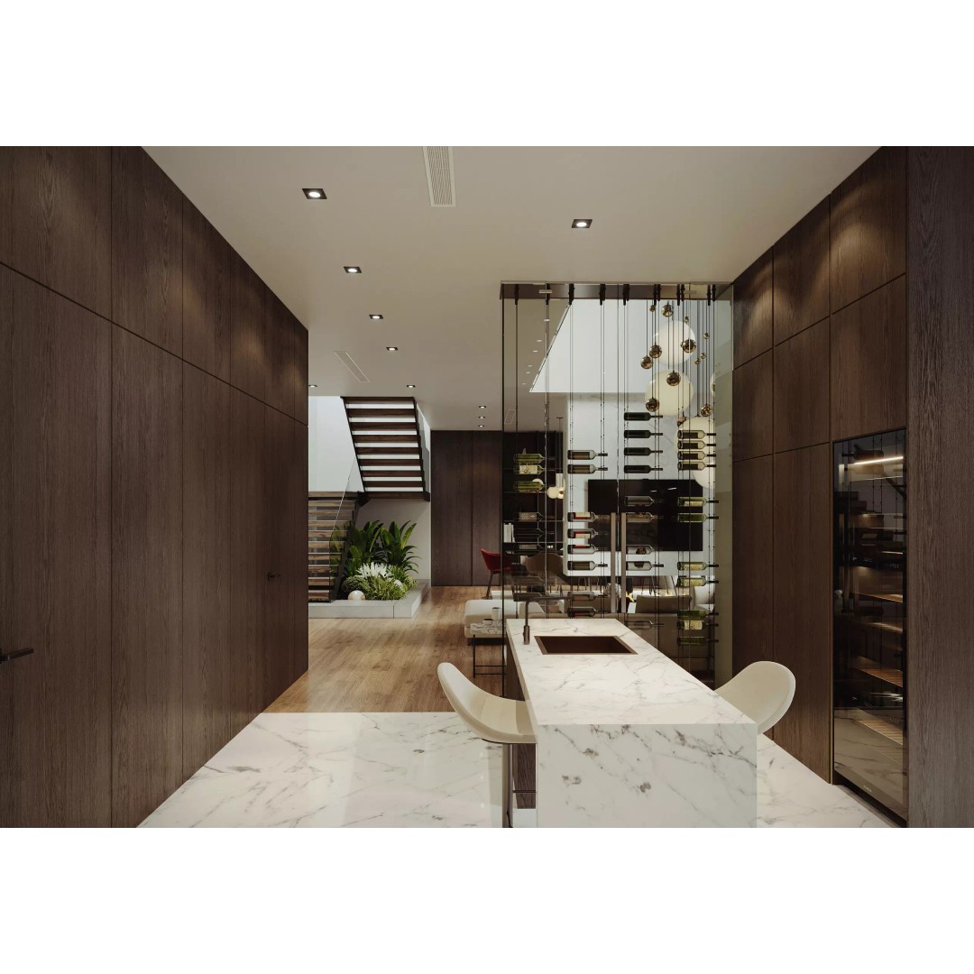 Modern Living & Dining 3D Model – High Poly ArchViz Interior, FBX - View 10