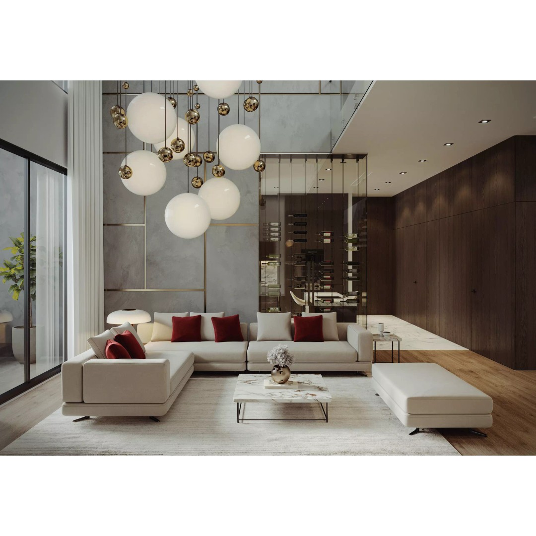 Modern Living & Dining 3D Model – High Poly ArchViz Interior, FBX - View 2