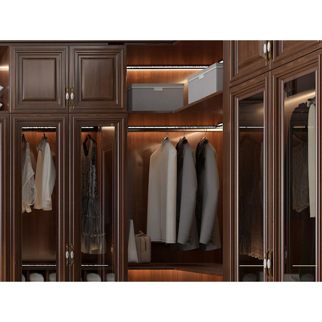 Cloakroom Dressing Room 3D Model – Luxury Interior Asset, FBX/OBJ - View 3