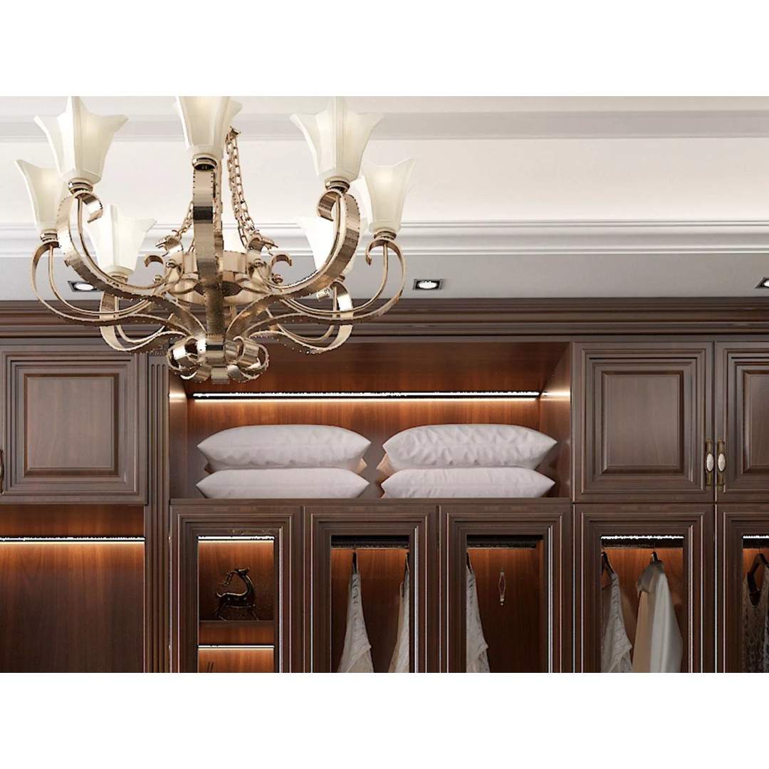Cloakroom Dressing Room 3D Model – Luxury Interior Asset, FBX/OBJ - View 5