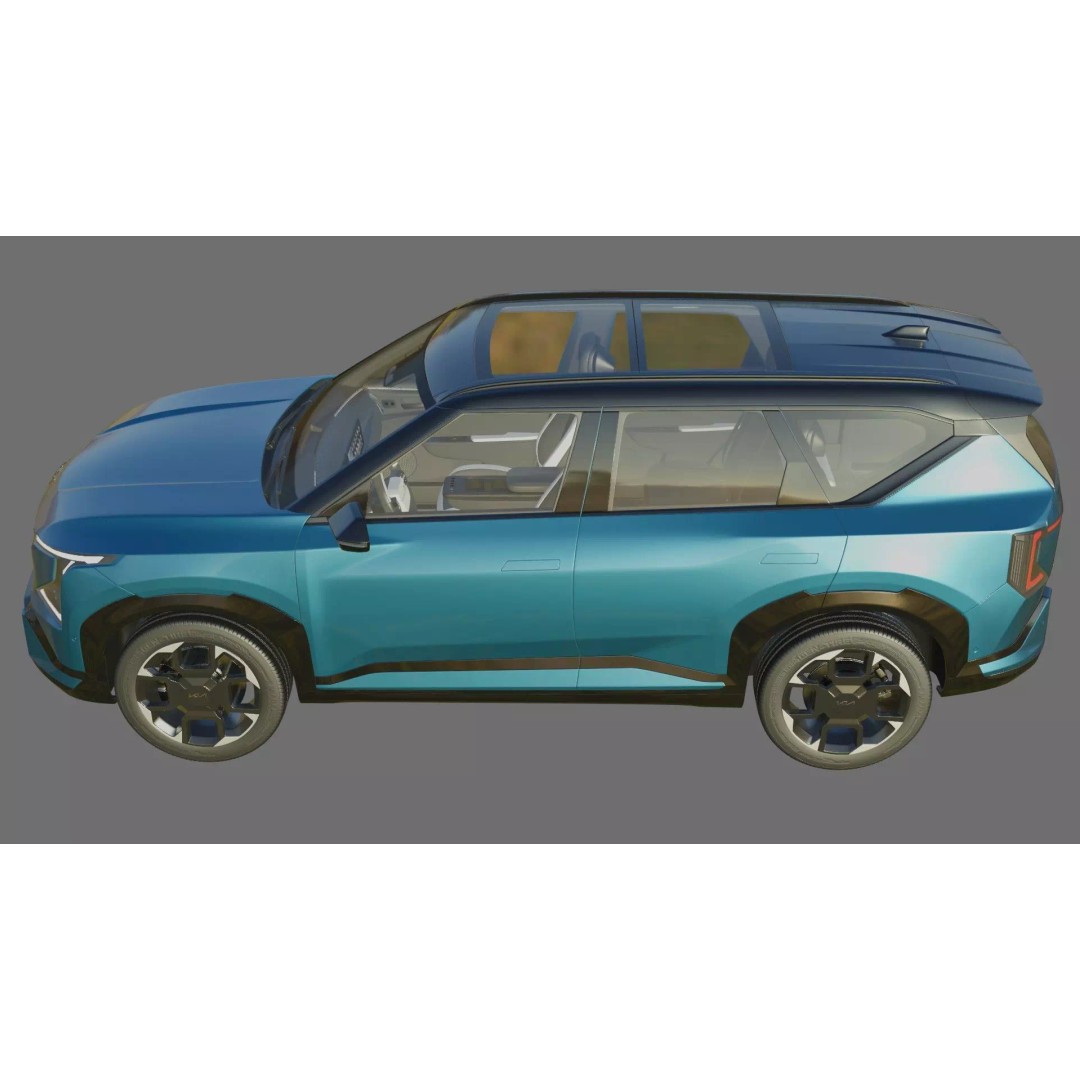 Kia EV5 GT-Line 2026 3D Model – High Poly Game-Ready Asset, FBX, OBJ - View 24