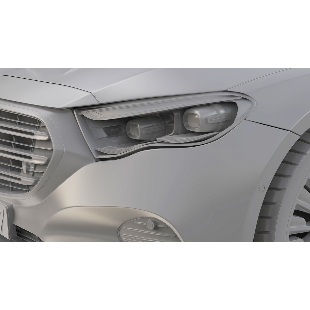 Mercedes Benz E Class 2024 3D Model – High Poly Luxury Sedan, FBX, OBJ - View 15
