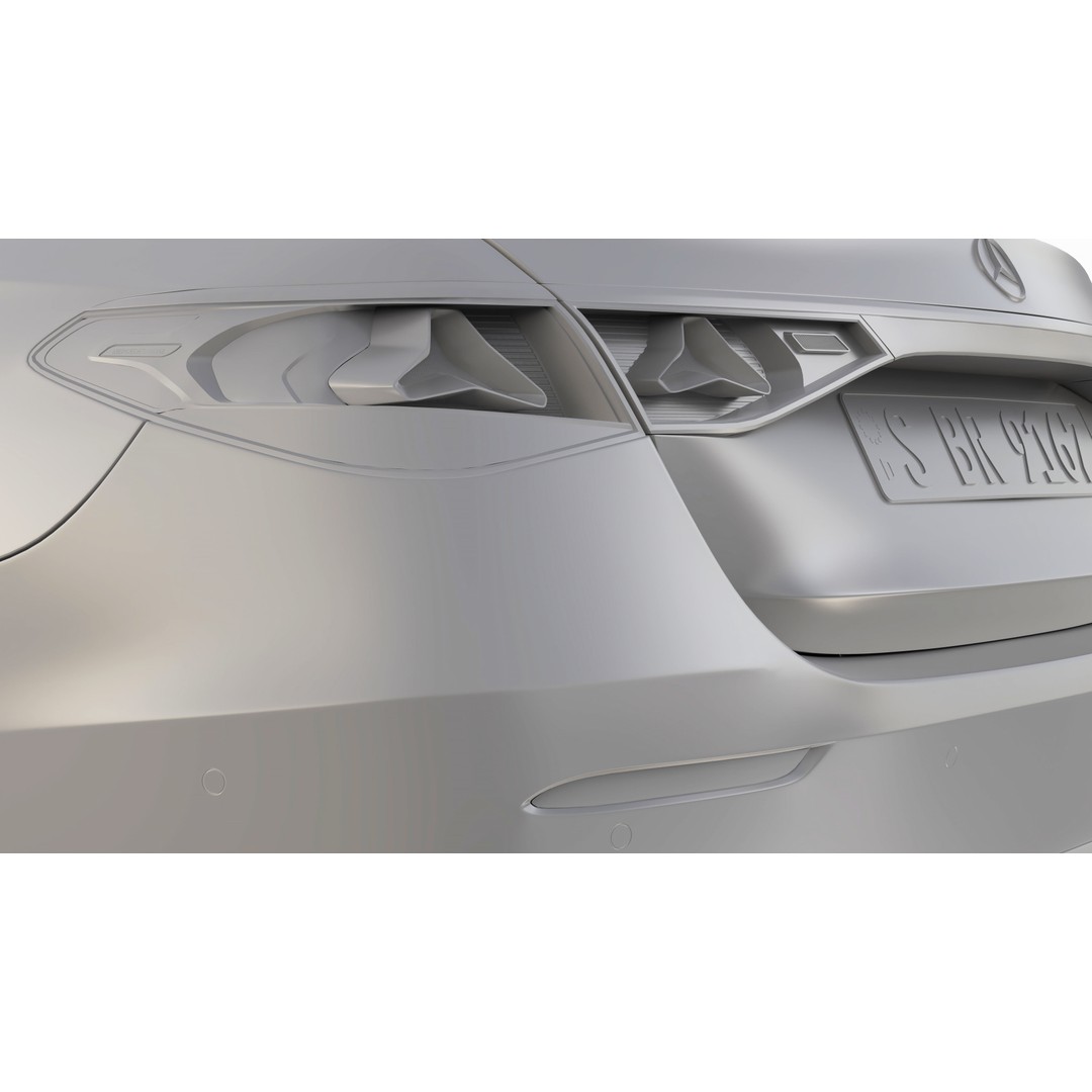 Mercedes Benz E Class 2024 3D Model – High Poly Luxury Sedan, FBX, OBJ - View 16