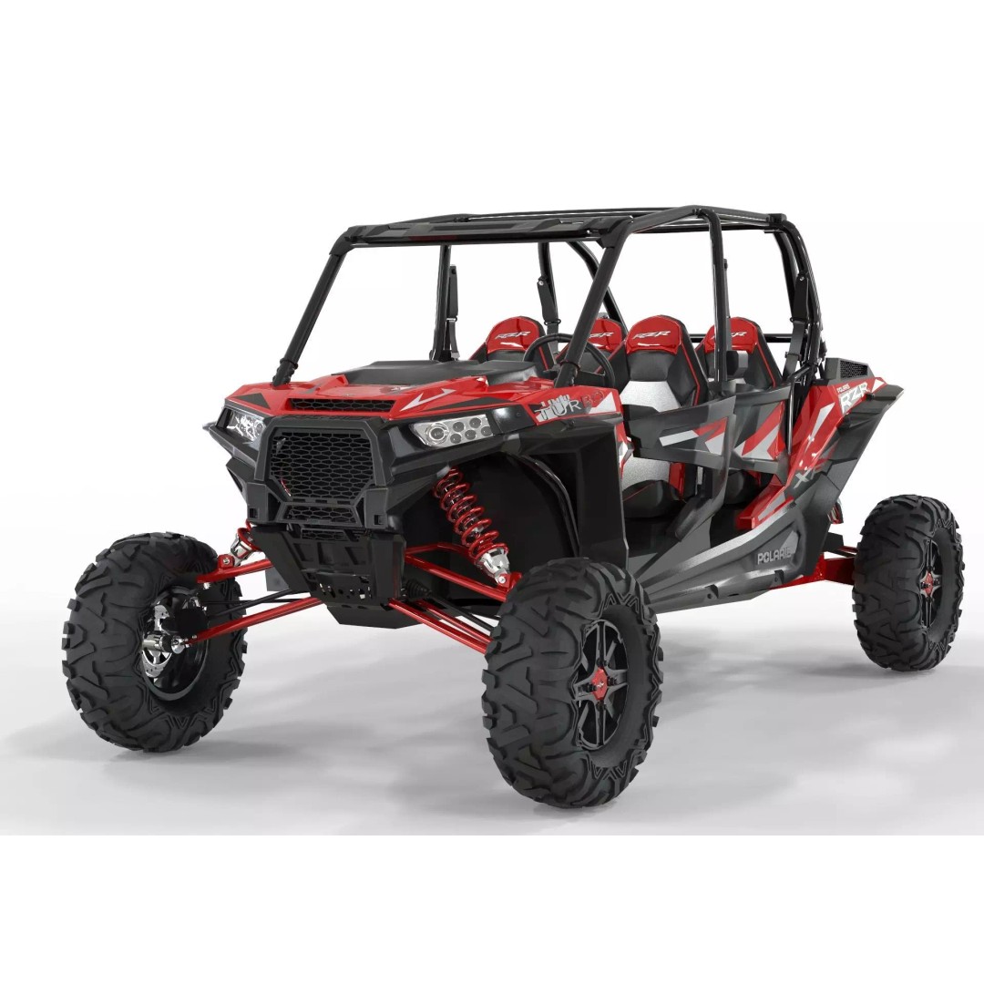Polaris RZR S4 1000 3D Model – High Poly Vehicle Asset, FBX, OBJ, Blender - View 2