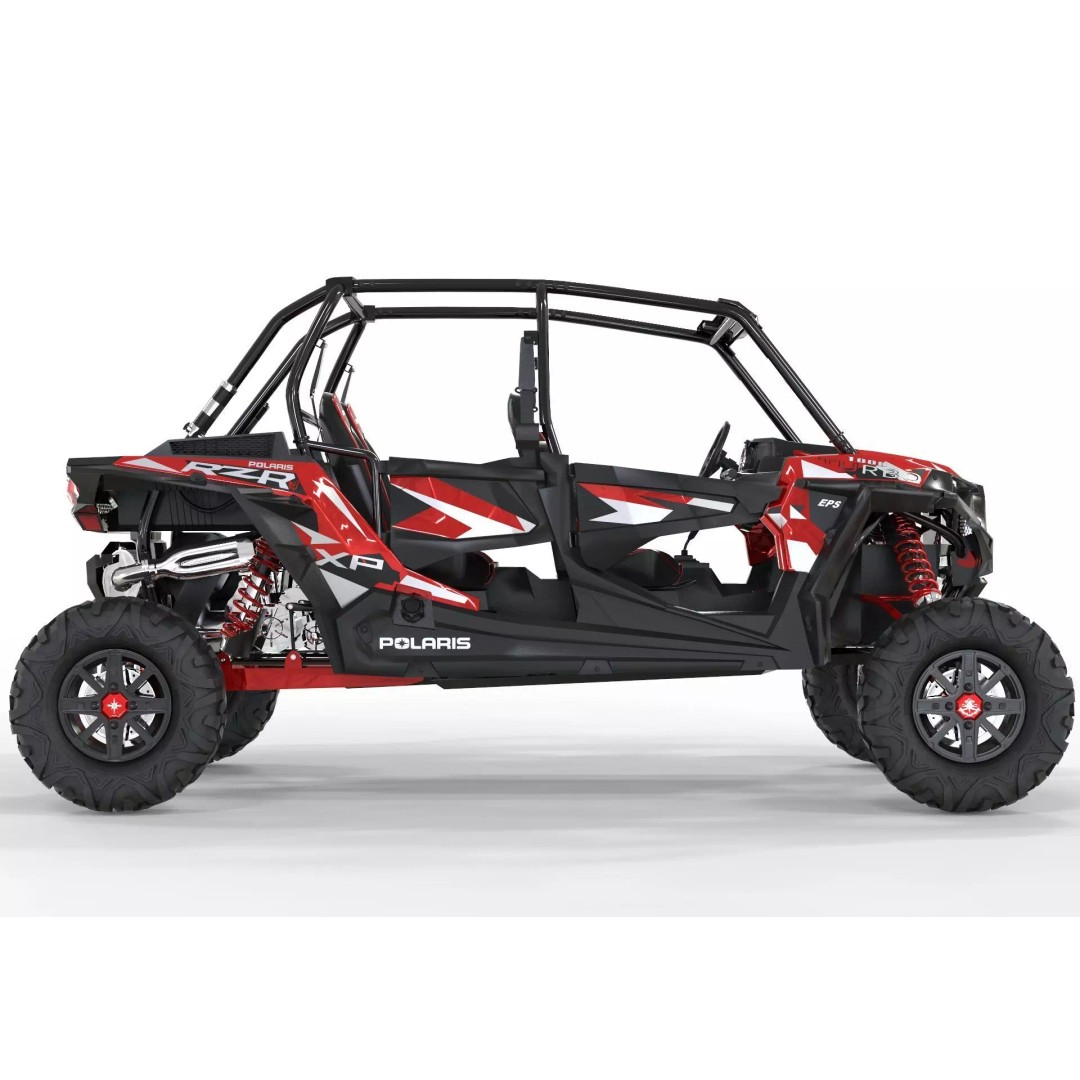 Polaris RZR S4 1000 3D Model – High Poly Vehicle Asset, FBX, OBJ, Blender - View 4