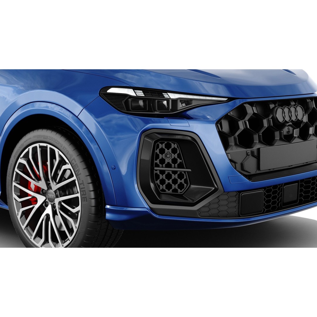 Audi Q5 & SQ5 Sportback 3D Model – High Poly PBR Asset, FBX/OBJ - View 14