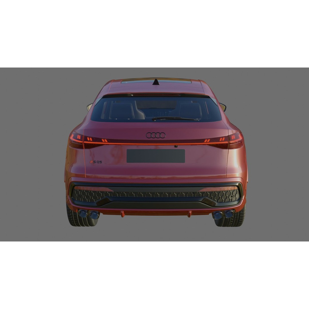 Audi Q5 & SQ5 Sportback 3D Model – High Poly PBR Asset, FBX/OBJ - View 27