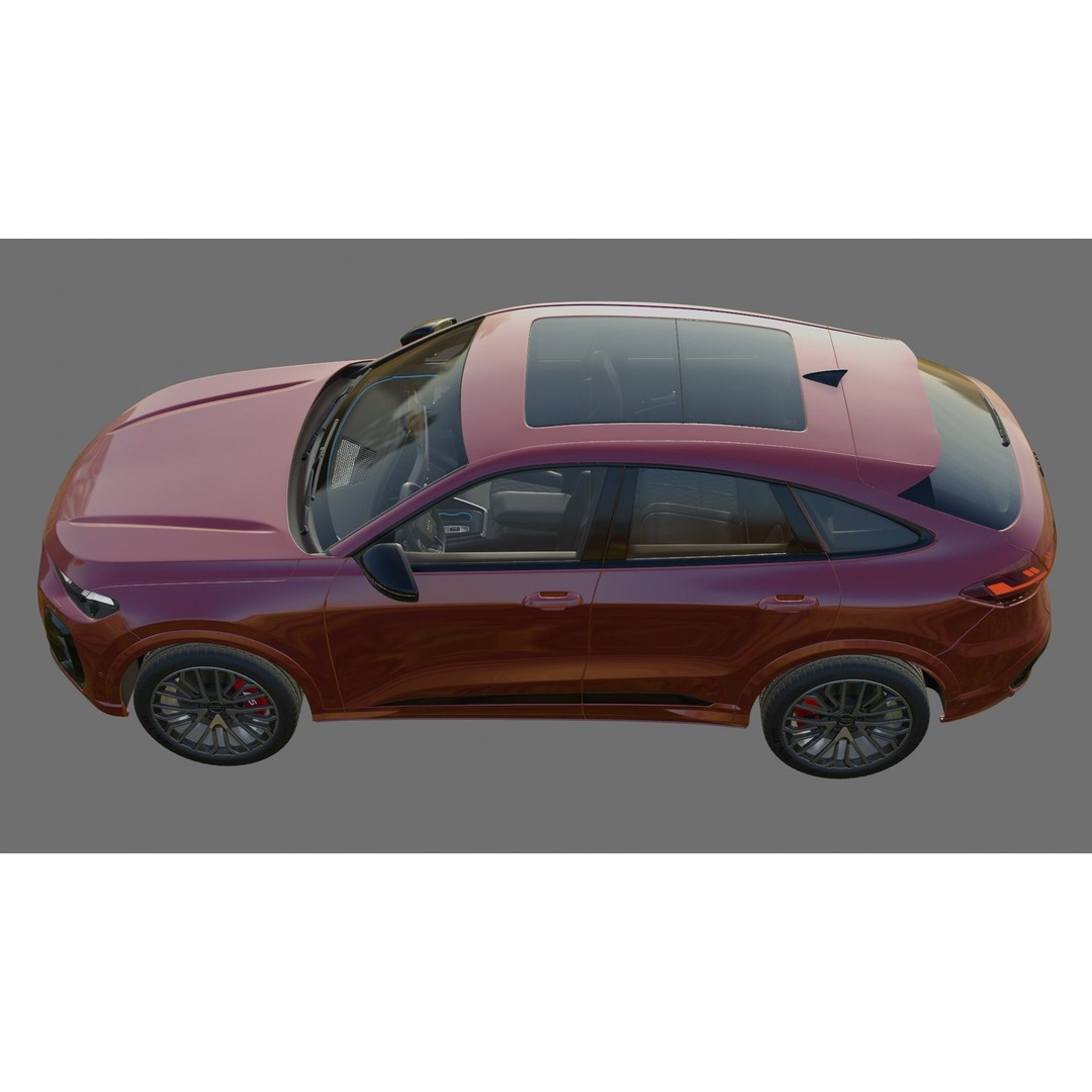 Audi Q5 & SQ5 Sportback 3D Model – High Poly PBR Asset, FBX/OBJ - View 28