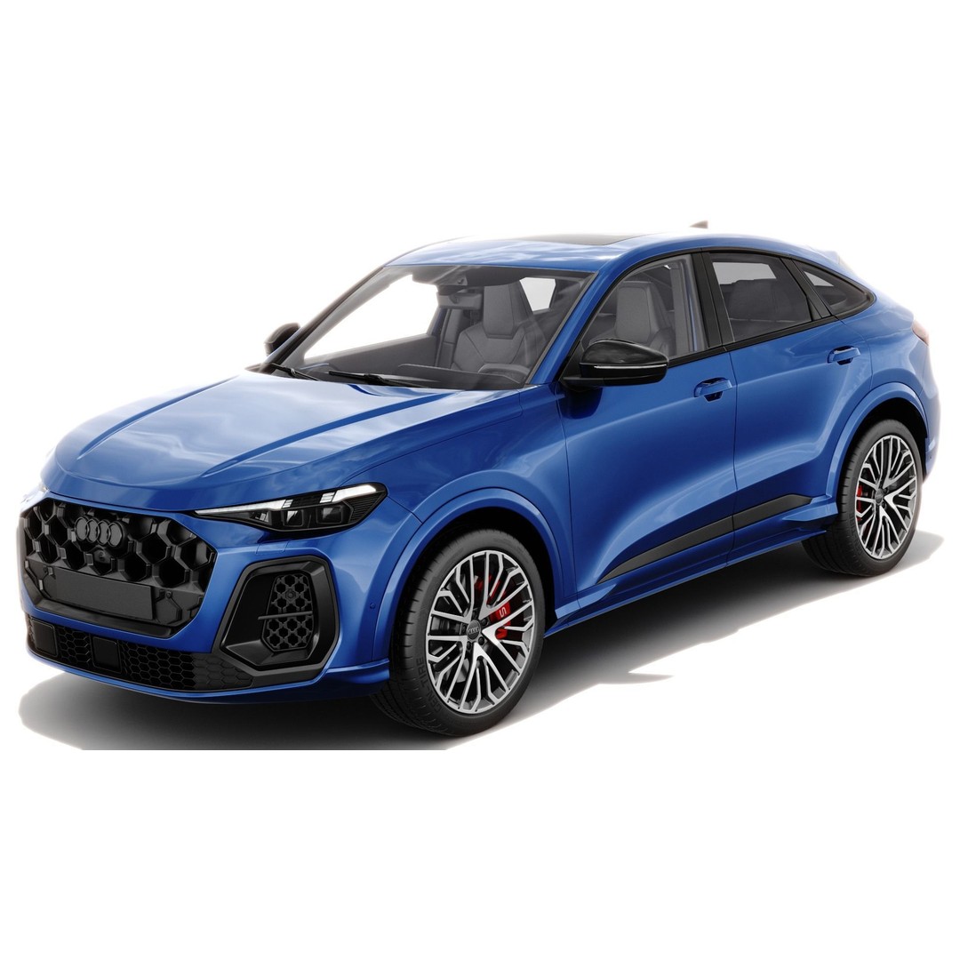 Audi Q5 & SQ5 Sportback 3D Model – High Poly PBR Asset, FBX/OBJ - View 3