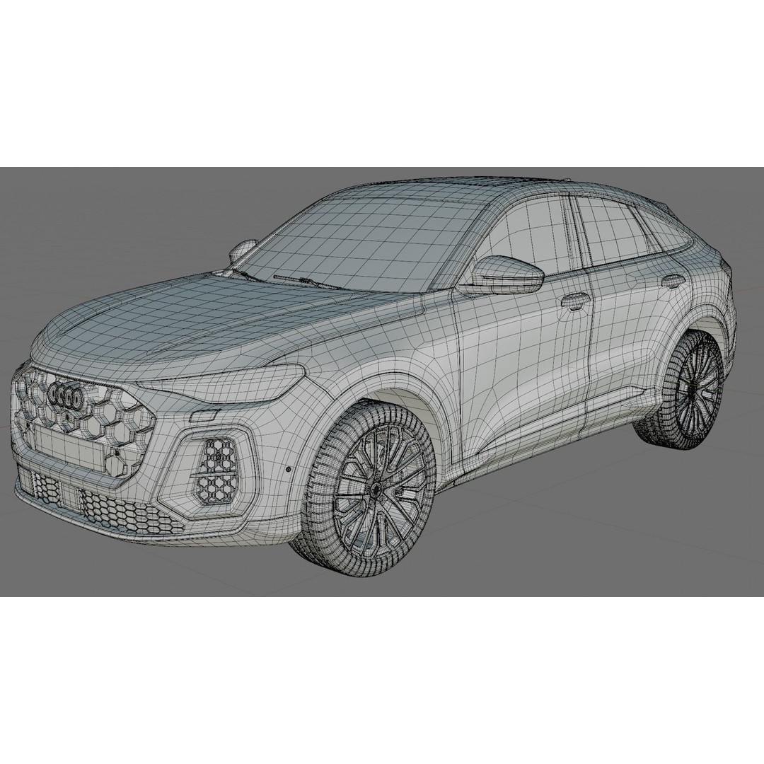 Audi Q5 & SQ5 Sportback 3D Model – High Poly PBR Asset, FBX/OBJ - View 33