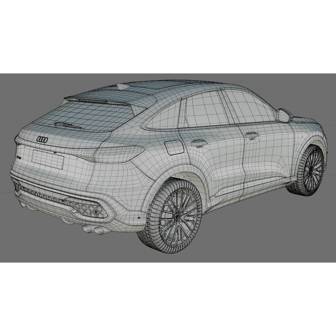 Audi Q5 & SQ5 Sportback 3D Model – High Poly PBR Asset, FBX/OBJ - View 34