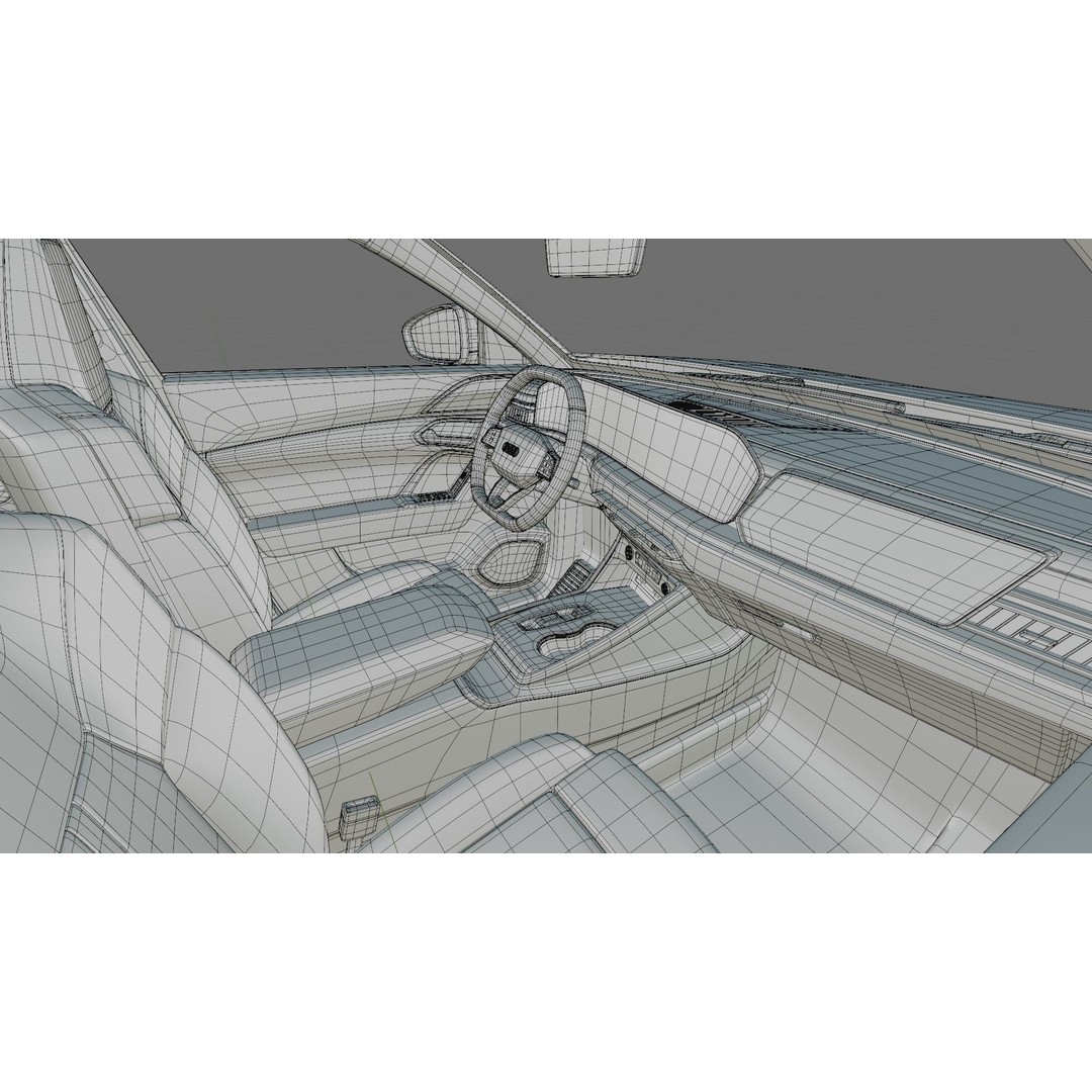 Audi Q5 & SQ5 Sportback 3D Model – High Poly PBR Asset, FBX/OBJ - View 37