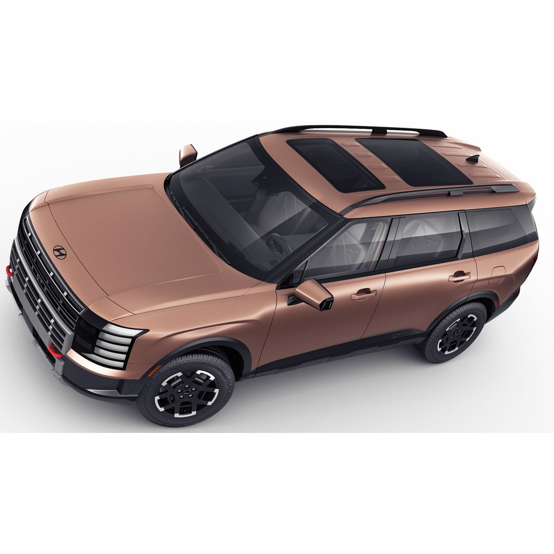 Hyundai Palisade XRT-Pro 2026 3D Model – Detailed SUV Asset, FBX, OBJ, Blender - View 13