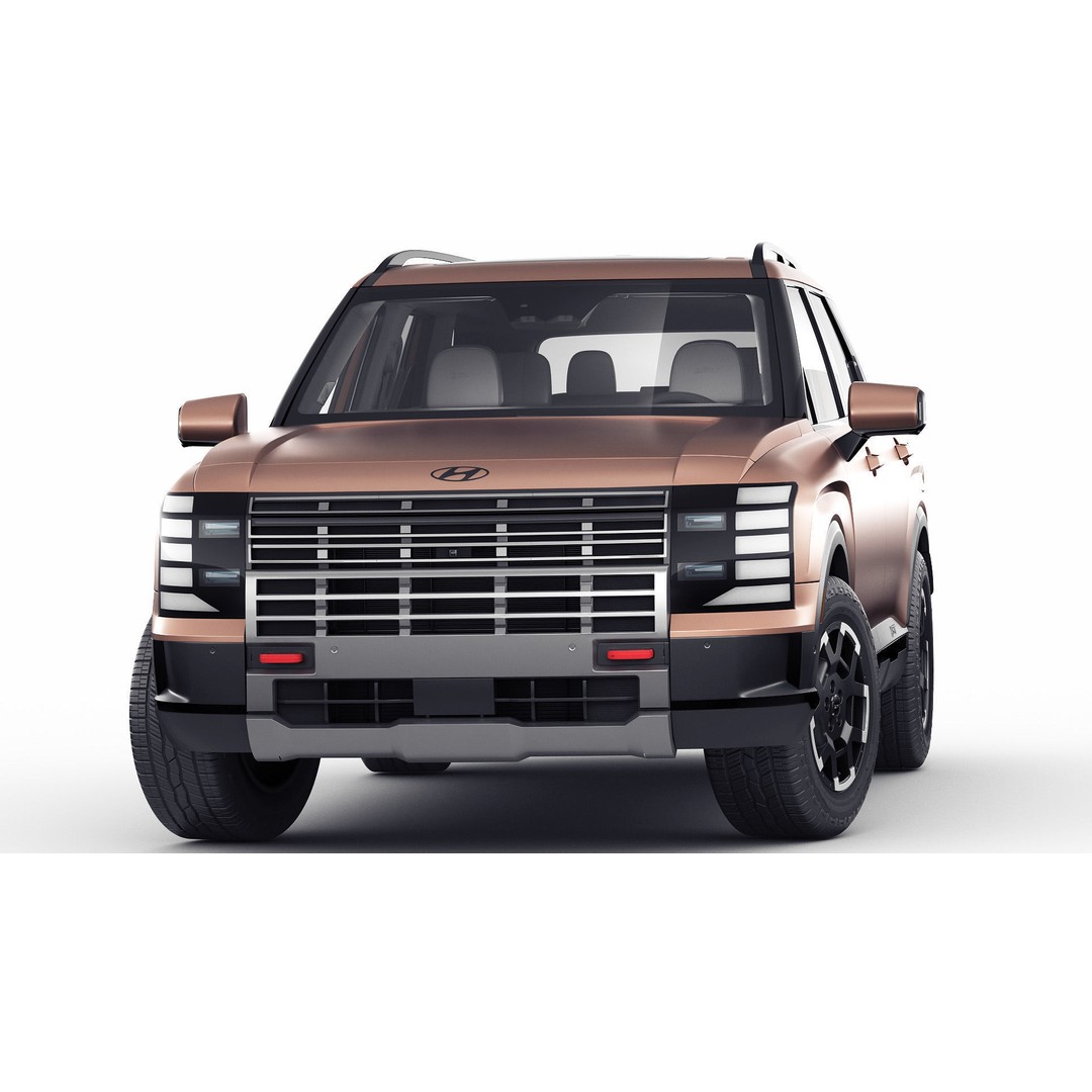 Hyundai Palisade XRT-Pro 2026 3D Model – Detailed SUV Asset, FBX, OBJ, Blender - View 19