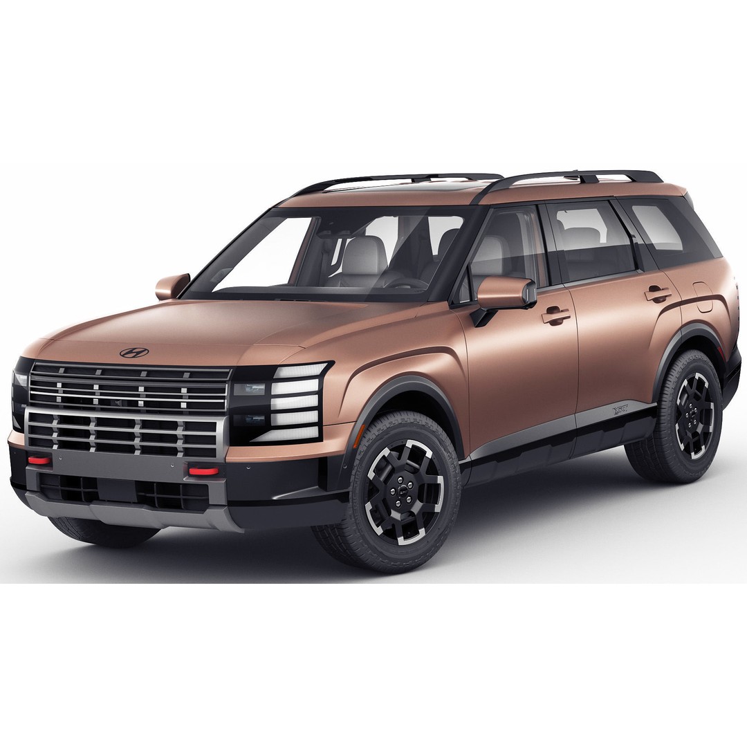 Hyundai Palisade XRT-Pro 2026 3D Model – Detailed SUV Asset, FBX, OBJ, Blender - View 3