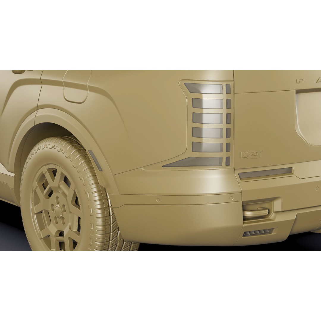 Hyundai Palisade XRT-Pro 2026 3D Model – Detailed SUV Asset, FBX, OBJ, Blender - View 33