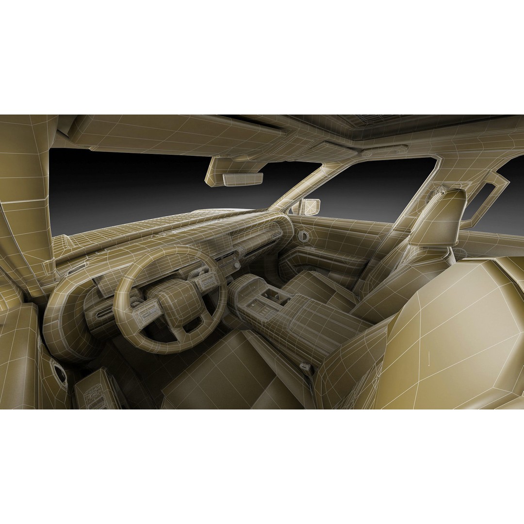 Hyundai Palisade XRT-Pro 2026 3D Model – Detailed SUV Asset, FBX, OBJ, Blender - View 39