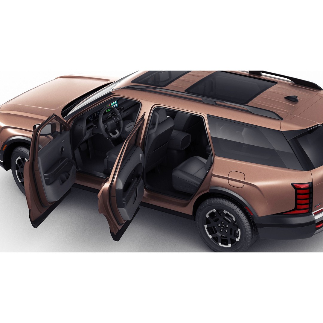 Hyundai Palisade XRT-Pro 2026 3D Model – Detailed SUV Asset, FBX, OBJ, Blender - View 4