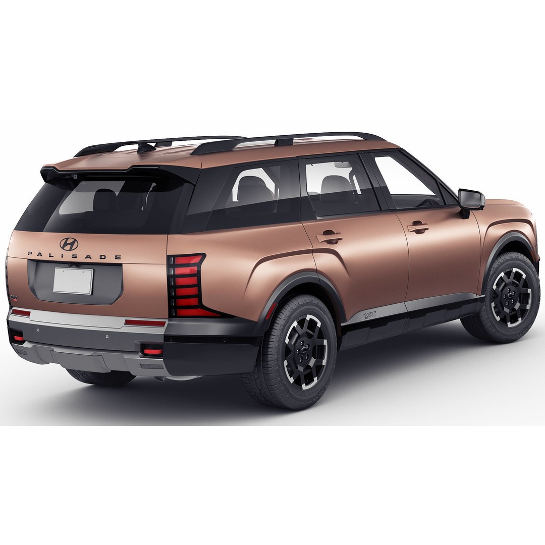 Hyundai Palisade XRT-Pro 2026 3D Model – Detailed SUV Asset, FBX, OBJ, Blender - View 5
