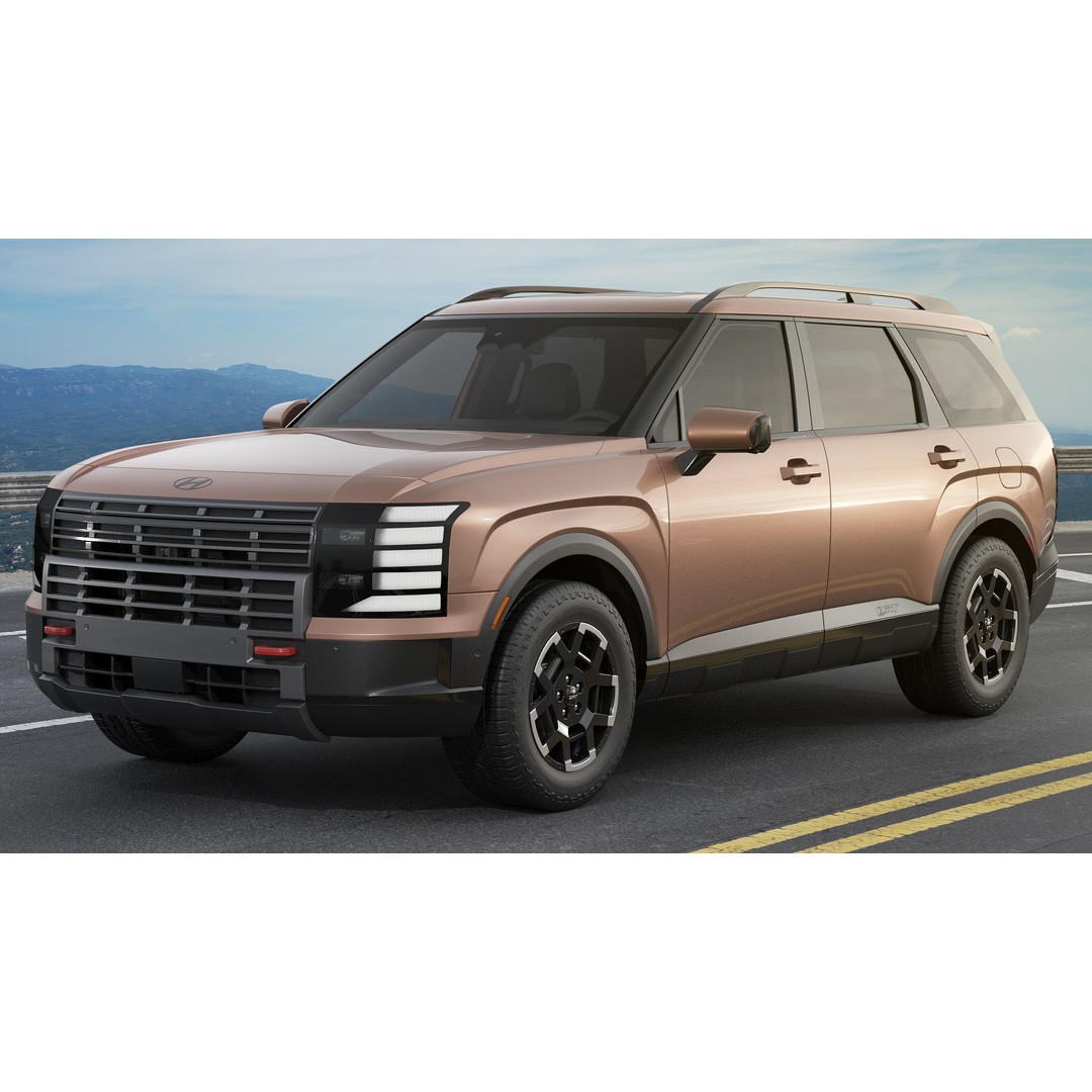 Hyundai Palisade XRT-Pro 2026 3D Model – Detailed SUV Asset, FBX, OBJ, Blender - View 6