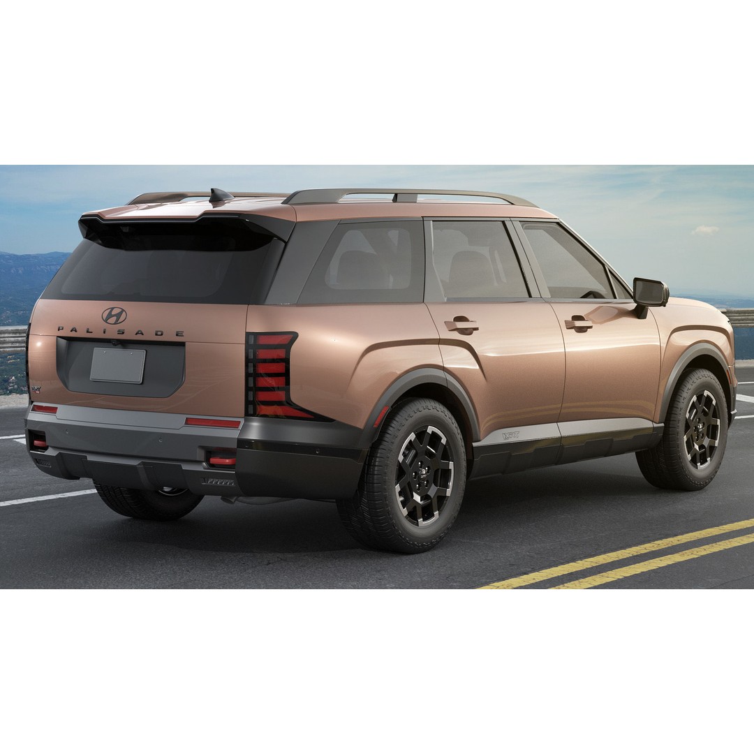 Hyundai Palisade XRT-Pro 2026 3D Model – Detailed SUV Asset, FBX, OBJ, Blender - View 7