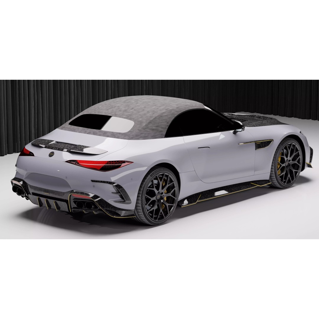 2024 Mercedes-Benz SL63 AMG Mansory 3D Model – High Poly PBR Asset for Blender - View 2