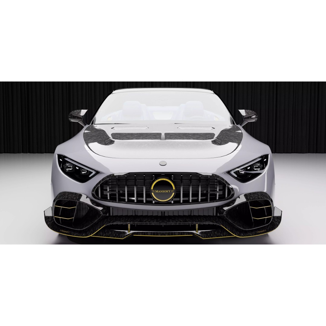 2024 Mercedes-Benz SL63 AMG Mansory 3D Model – High Poly PBR Asset for Blender - View 4